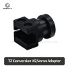 New CNC Adapter Of From Bambu LabX1 Hotend to V6 Hotend Use for Voron HotEnd Aluminum adapter