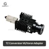 New CNC Adapter Of From Bambu LabX1 Hotend to V6 Hotend Use for Voron HotEnd Aluminum adapter