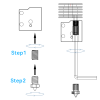 1/ 5PCS  3d printer parts Nickel Plated V6 Volcano Hotend Adapter High Flow CHT Nozzle Copper Adapters Support High Tempeture