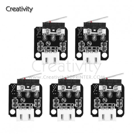1PC/5PC/10PCS Mixed Original 3D Printer Accessories X/Y/Z axis Limit Switch 3Pin N/O N/C control easy to use Micro Switch
