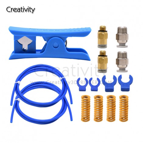 Bowden PTFE pipe Cutter Blue for 1.75mm Filament 8X25mm mold Spring PC4-M10 Pneumatic KJH04-M6 3D printer parts