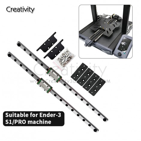 Ender 3 S1 Pro Dual Y Axis Linear Guide upgrade kit s MGN9H linear rail upgrade kit For Ender-3 S1/PRO 3d printer Parts