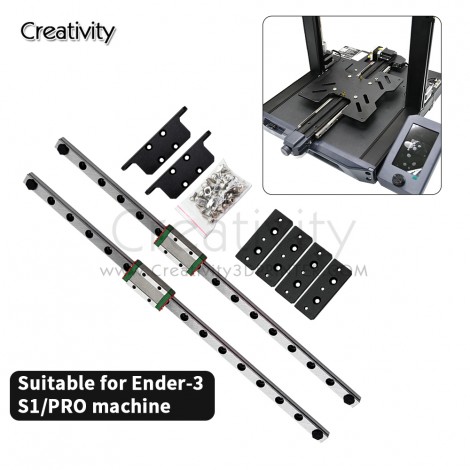 Ender 3 S1 Pro Dual Y Axis Linear Guide upgrade kit MGN9H linear rail upgrade kit For Ender-3 S1/PRO 3d printer Y Axis Parts