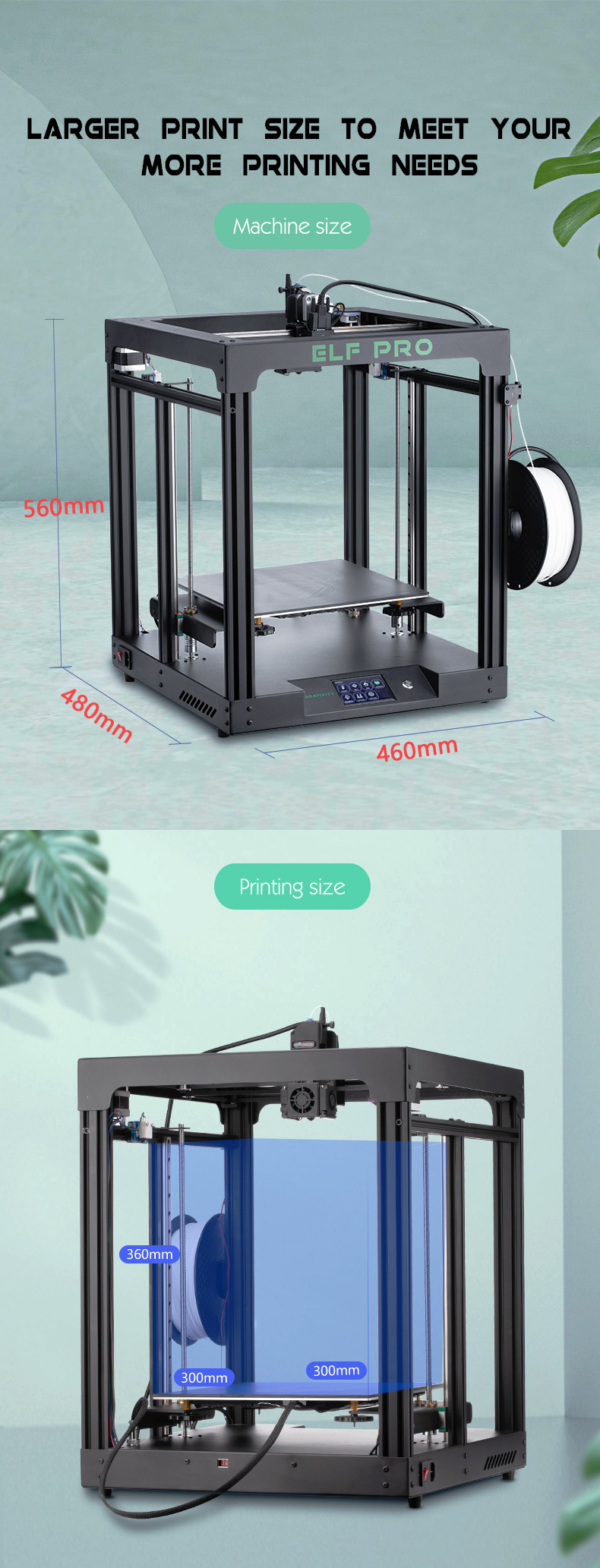 ELFPRO 3dprinter
