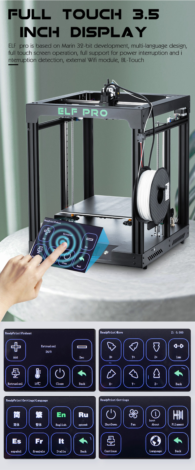 ELFPRO 3d Printer