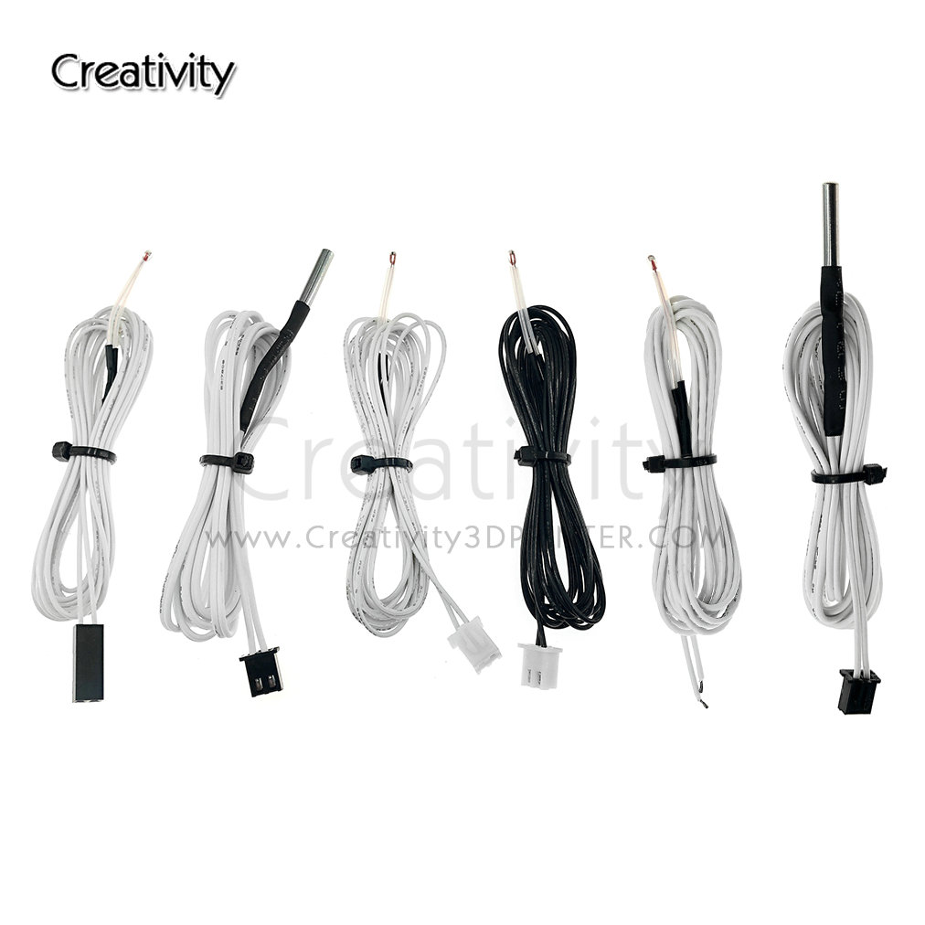 3D Printer 1 M  100K OHM NTC 3950 Pre-wired Thermistor With Dupont 2Pin Plug 