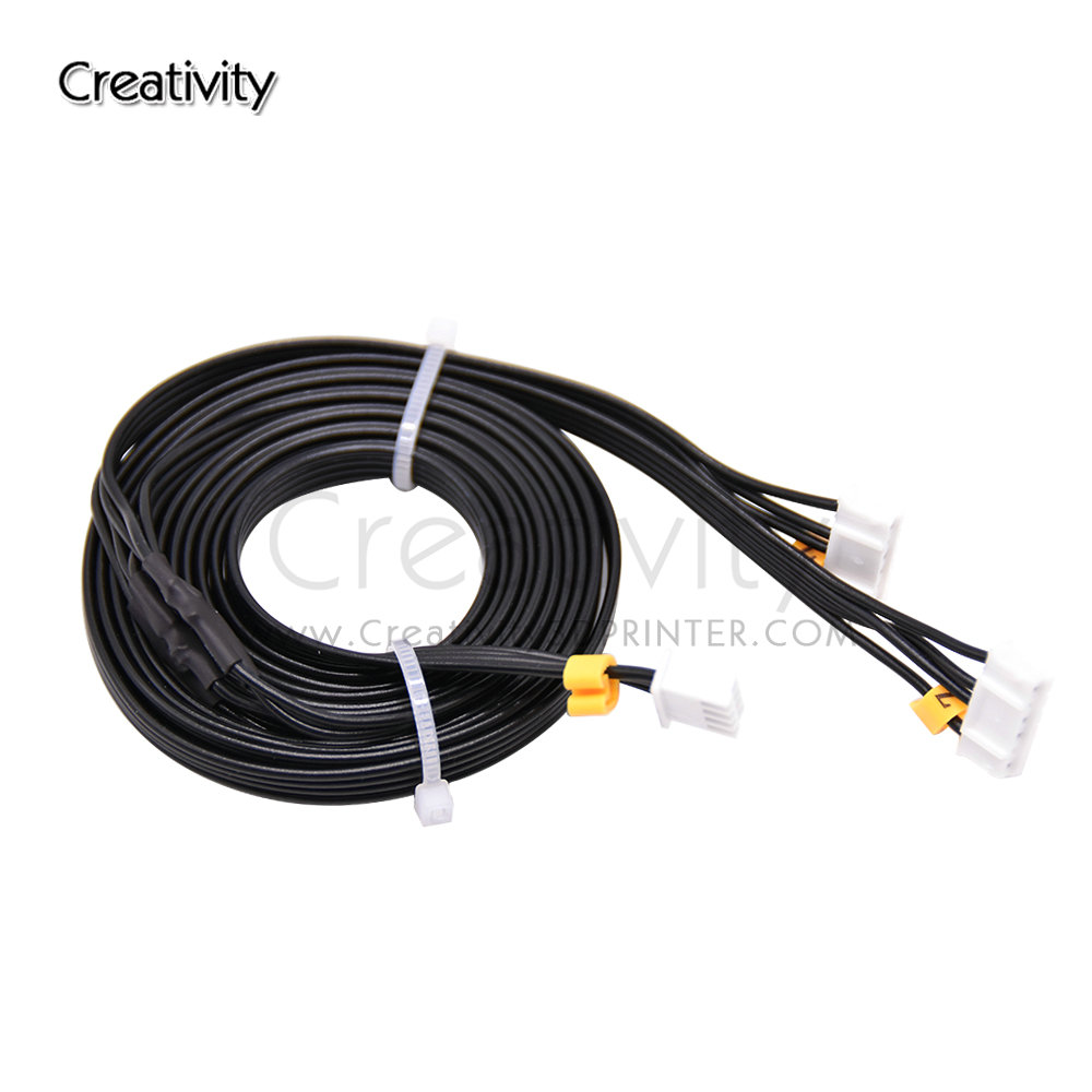 For CR-10 CR-10S CR-10X CR-10PRO Ender-3 Double Z-axis Stepper Motor Cable Lead 